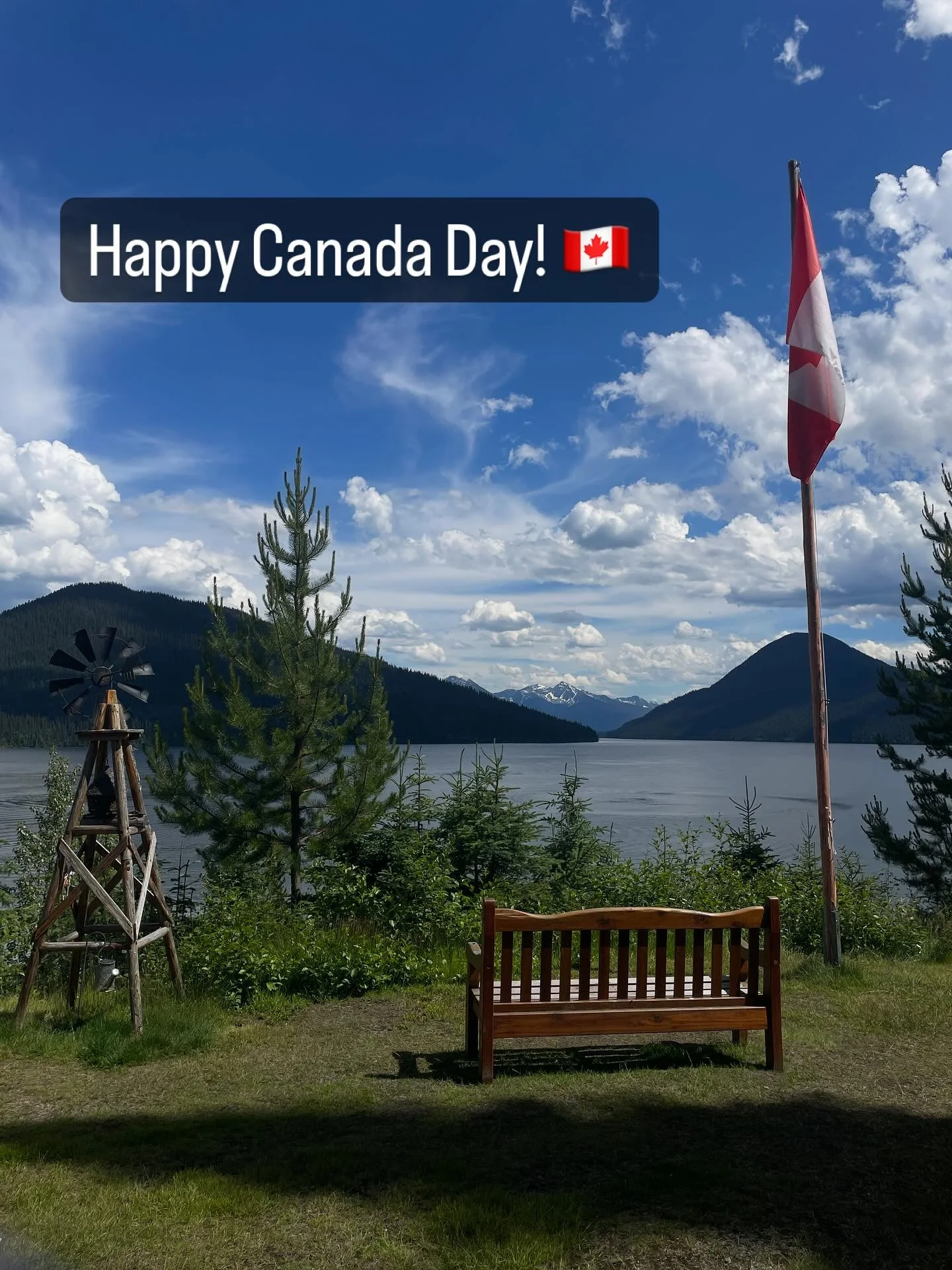 Enjoying down time in the mountains.