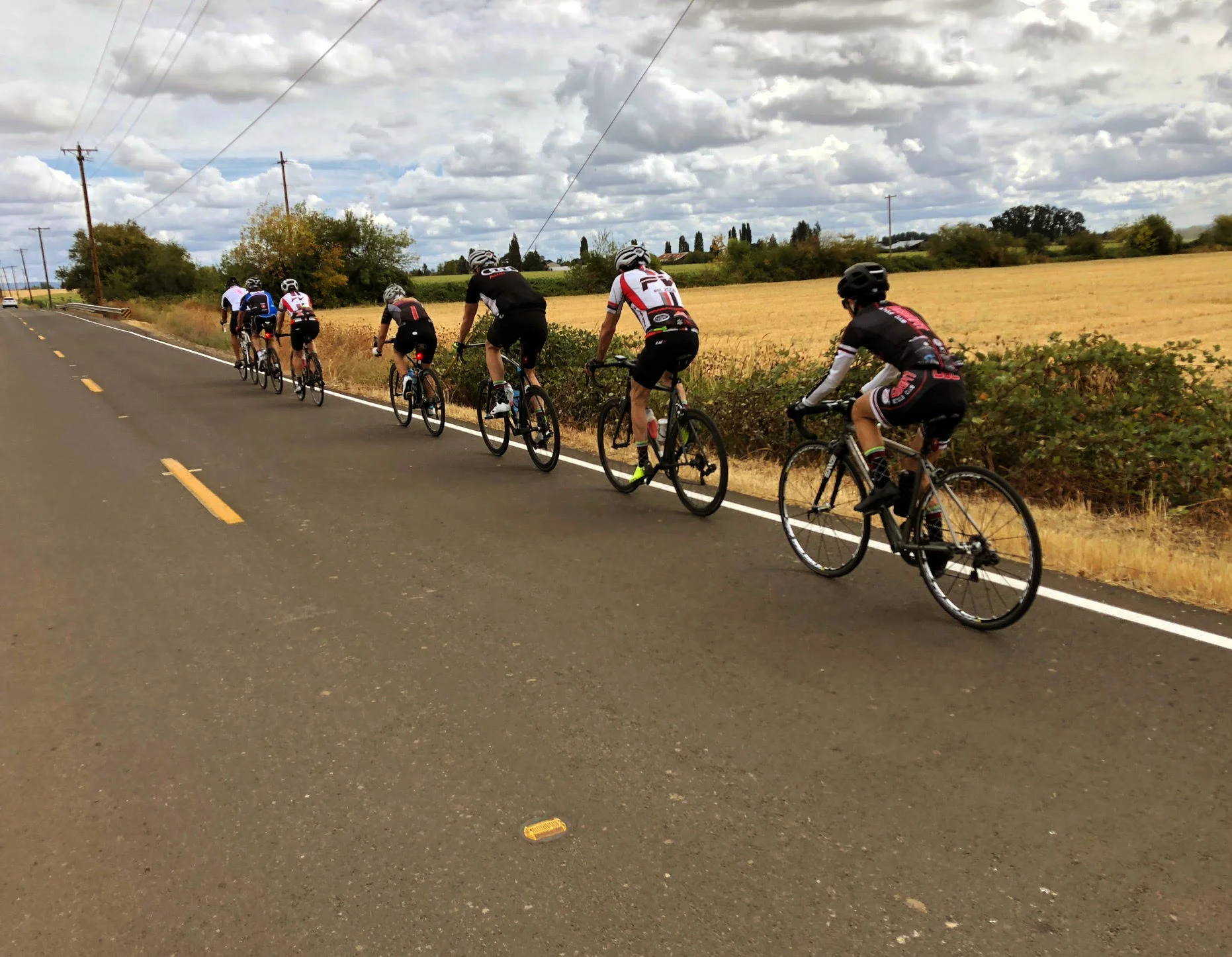 kim cycling in oregon, 2018