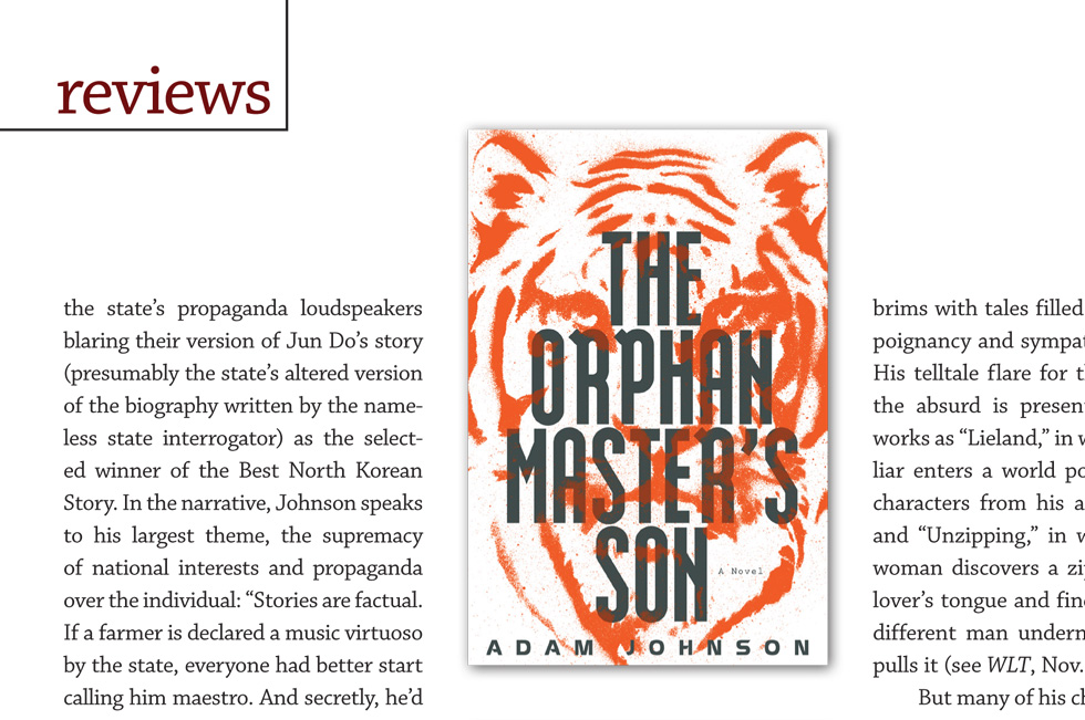 Book Review | The Orphan Master's Son