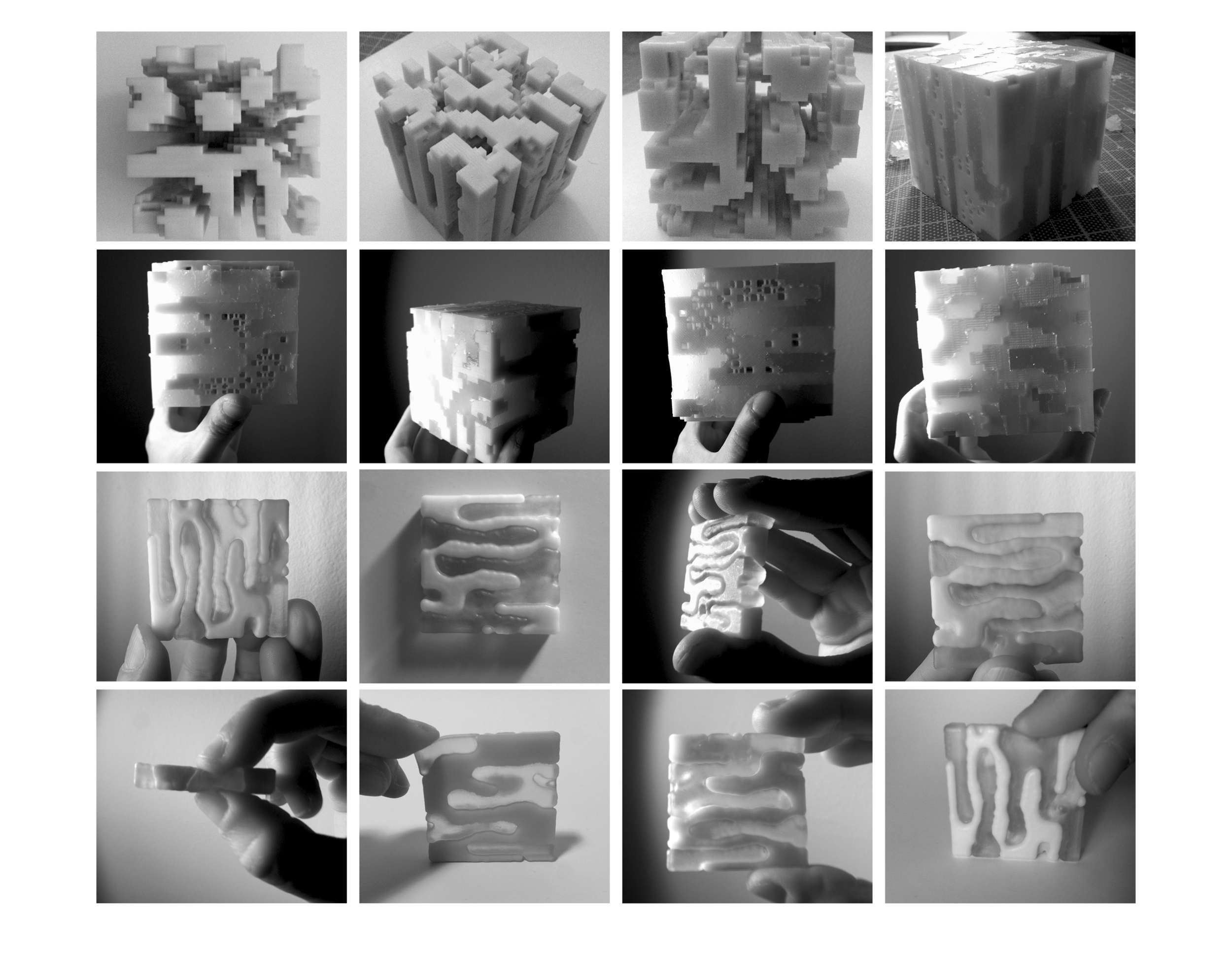 two-part material model lighting tests