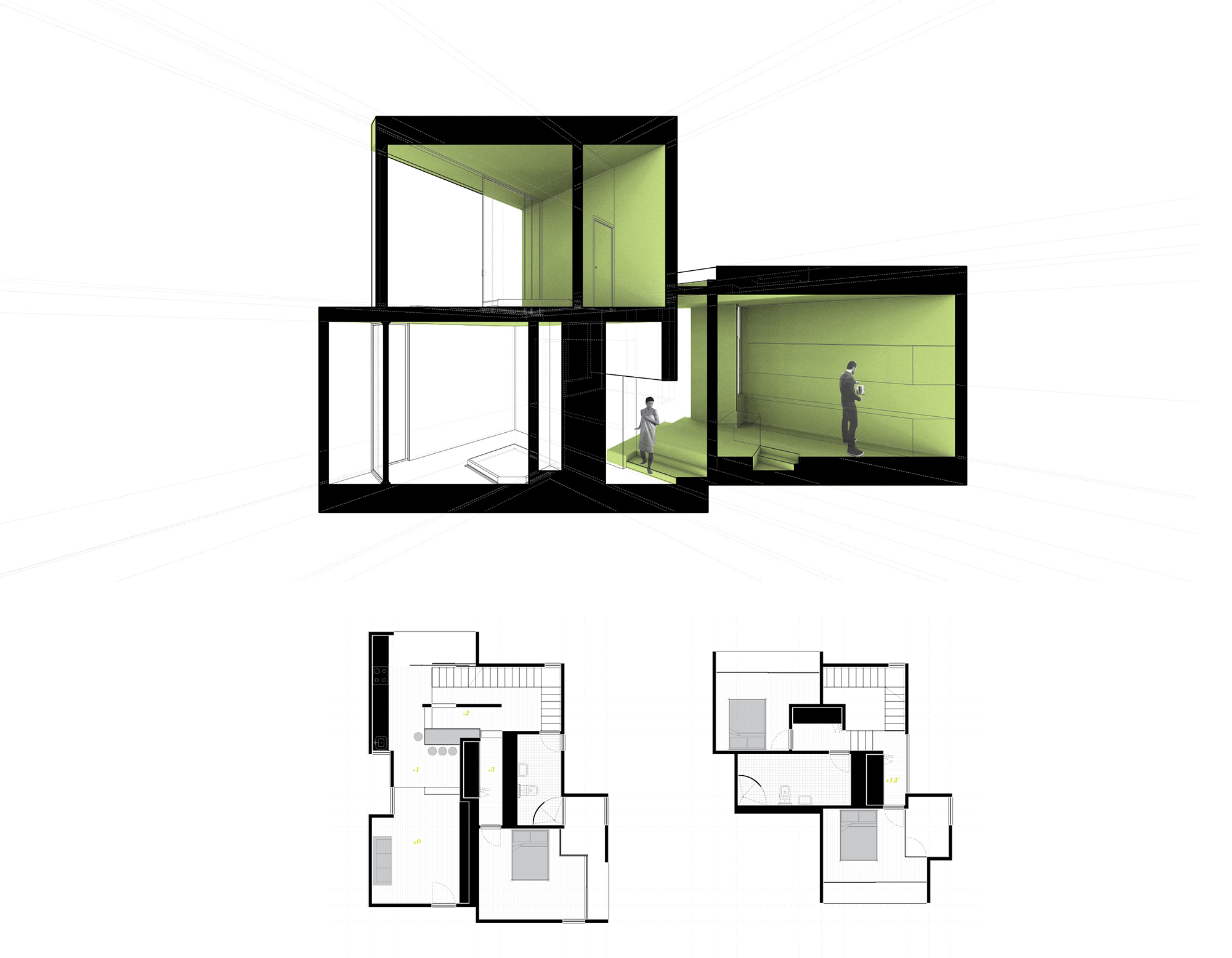three bedroom unit
