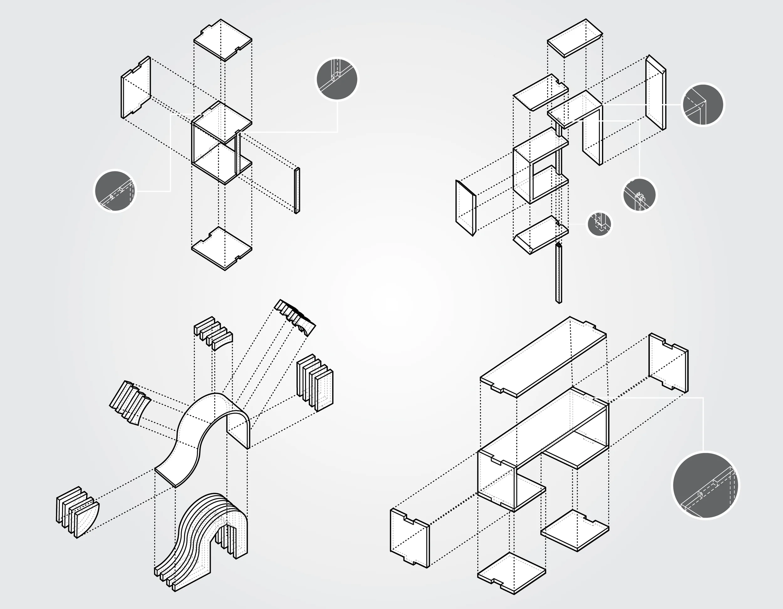 seating unit joint types