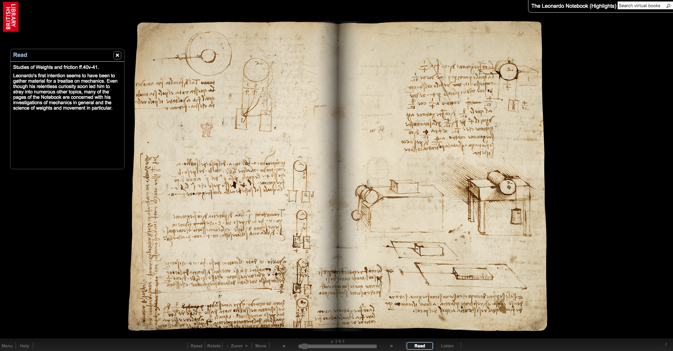 Leonardo da vinci's notebook