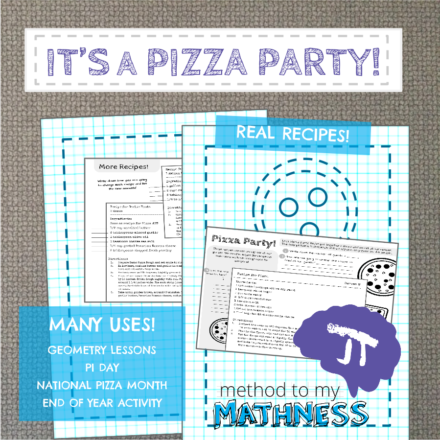 Pizza Recipe Proportions Worksheet