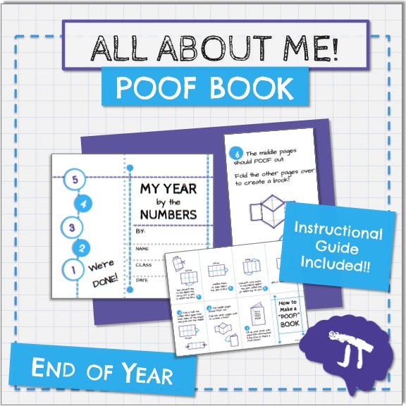 MTMM All About Me End Of Year Poof Book