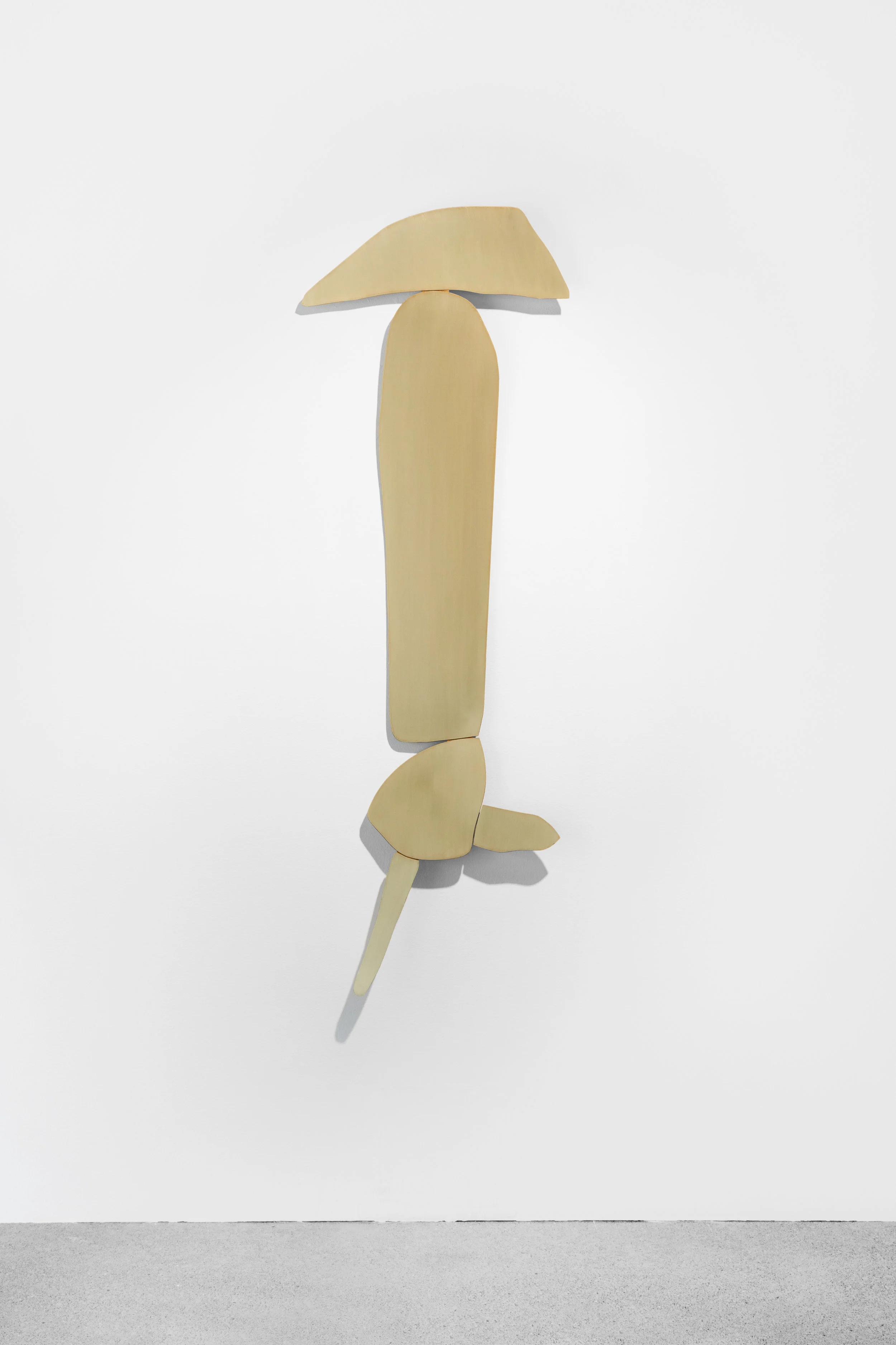 Tahanny Lee Betancourt, Fine pressure, anxious rain, machine arises, conscious escape, own turmoil, Laton, 150x50 cm, 2019
