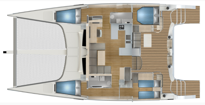 Seawind 1600 GA - 4 Cabin and 2 Bathrooms