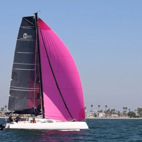 SAVE THE DATE JANUARY 16-18, 2026
Performance Clinic and Rendezvous
Long Beach, California!

THREE OPTIONS CONCURRENT
&bull; DEMO SAILS
&bull; DRAGONFLY 28 VS CORSAIR 880
&bull; CREW PREP FOR 2026

The Corsair 880 is a 29-foot trimaran designed for b