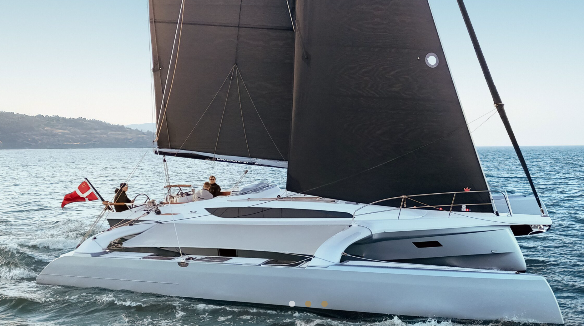 The Dragonfly 36 trimaran is a high-quality cruising trimaran