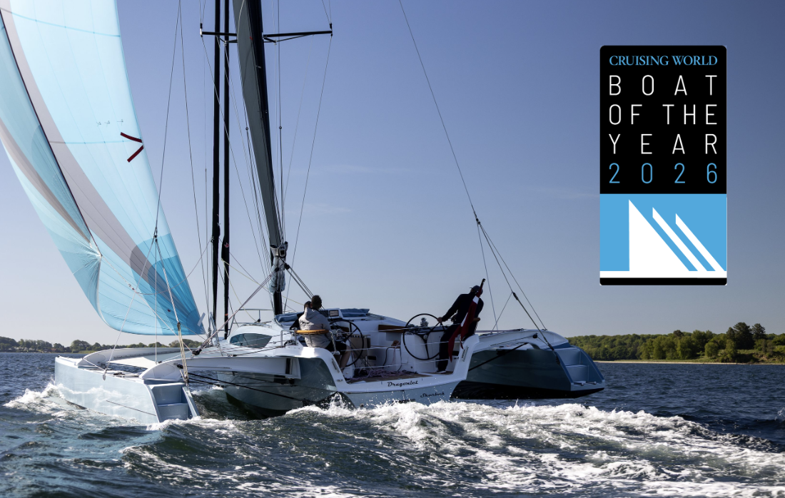 Dragonfly35 Boat of the Year from Cruising World