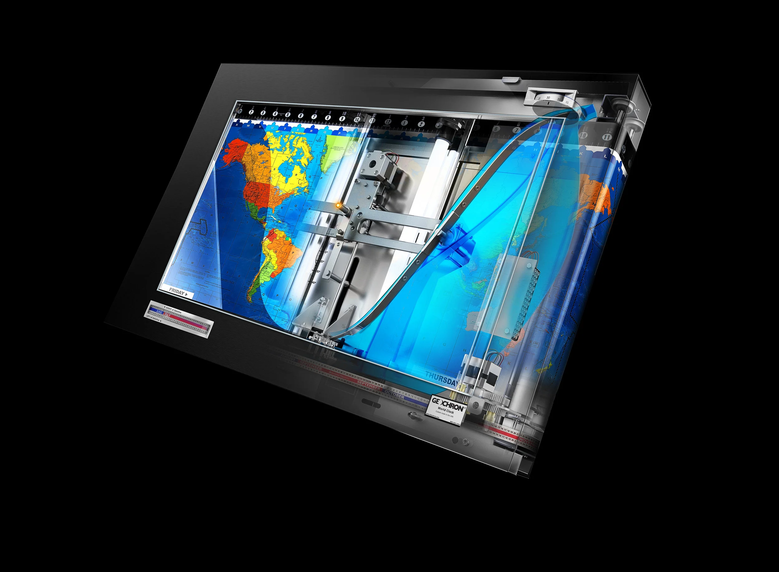 Geochron is short for ‘Geographic Chronometer'