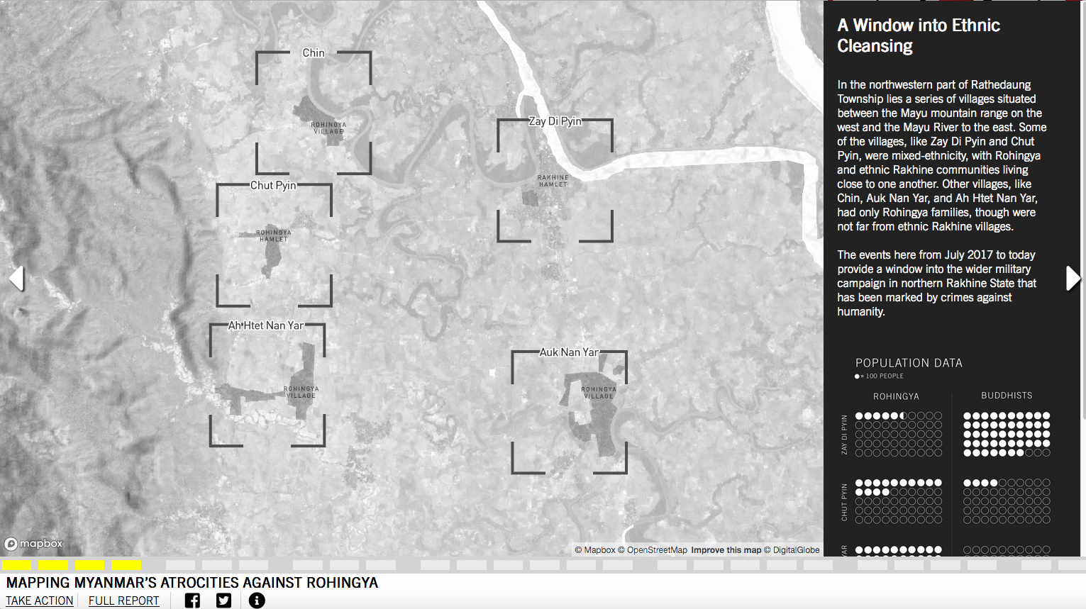Village locations annotated using Mapbox Studio Dataset Editor