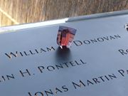 Marker at the New York City 9/11 Memorial