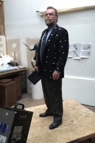 3D scan of human model.