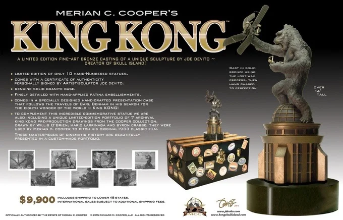 This awesome bronze was cast at Laran in glorious detail.