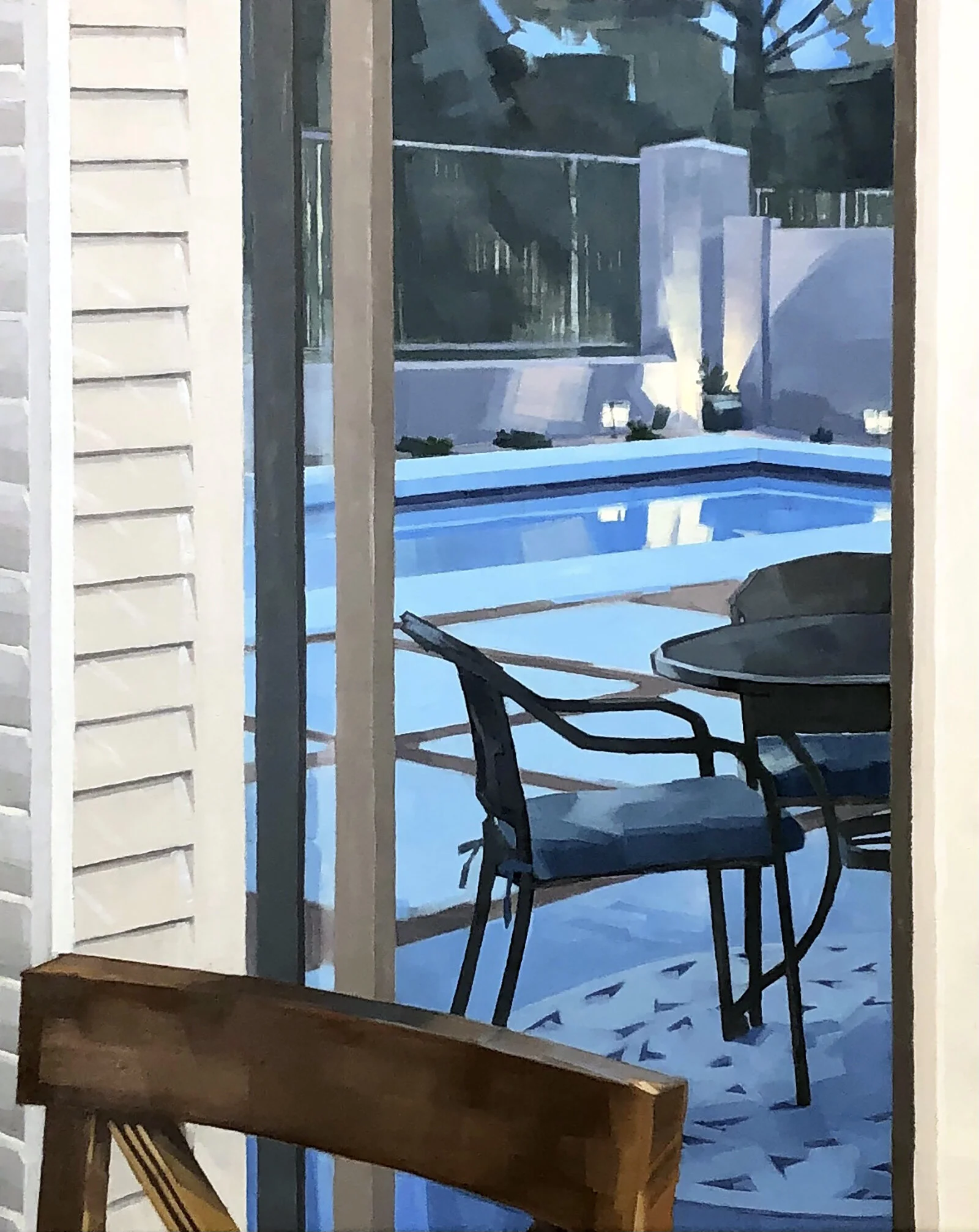 Midsummer Dusk, Oil on Panel, 10" x 8", 2021, sold