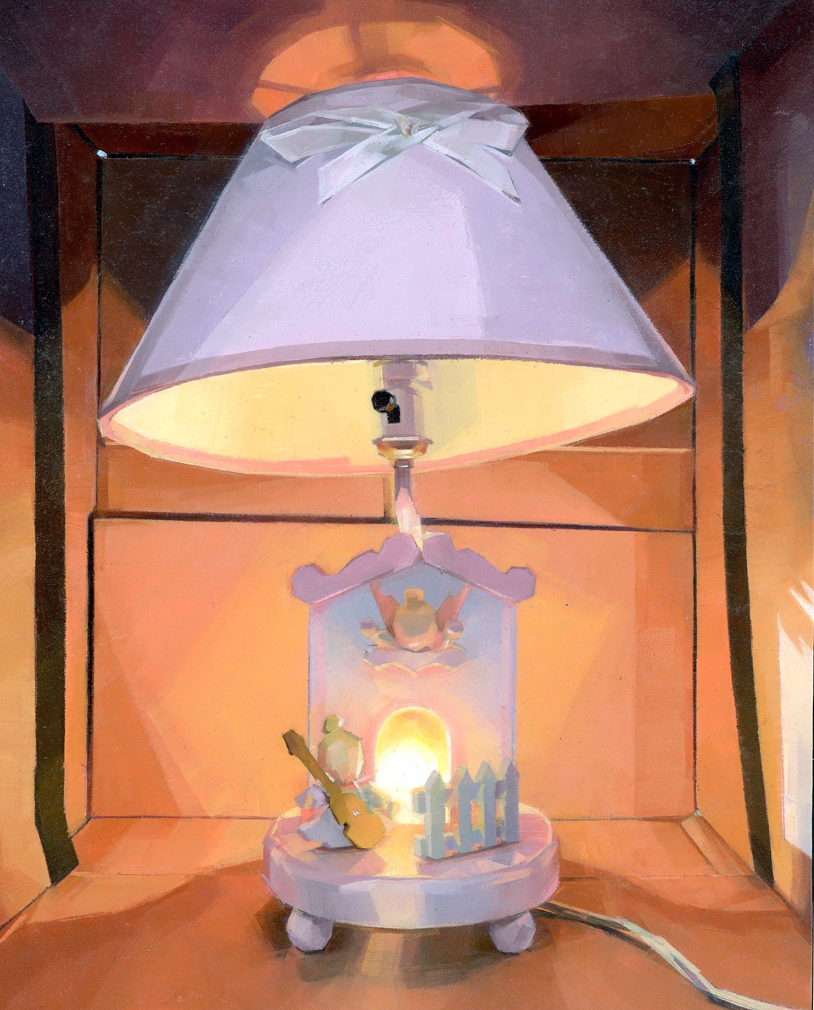Take It With You, oil on paper on panel, 8" x 10", 2024