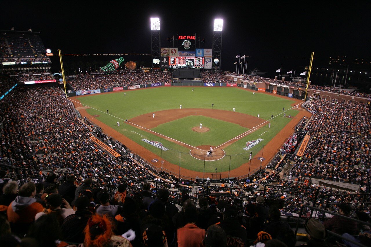 The San Francisco Giants stadium is considered one of the most beautiful in baseball.