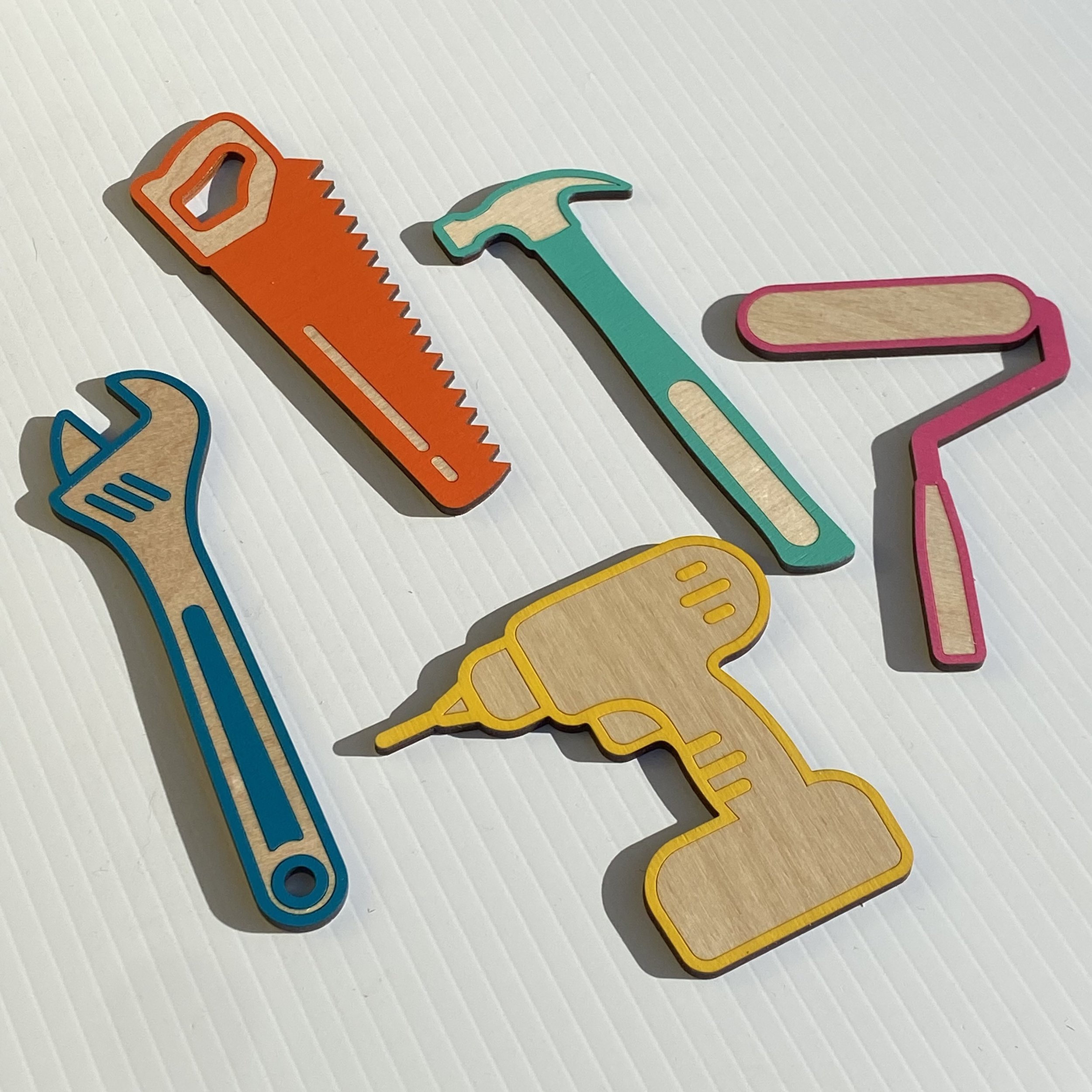 TOOLS TOOLS TOOLS (ORNAMENTS or MAGNETS)