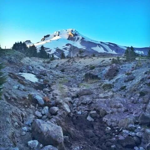 Great view of Mount Hood from Timberline Lodge in Oregon