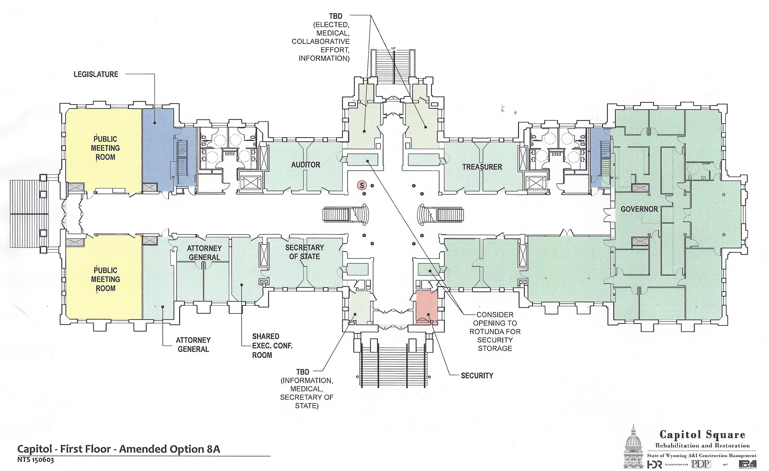 Preliminary design plans for the Capitol