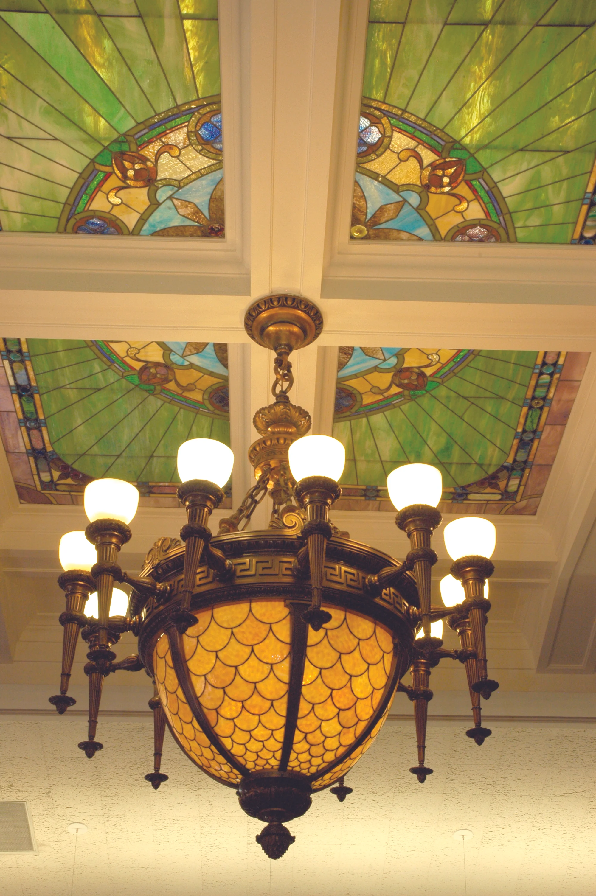 Removal of historic chandelier