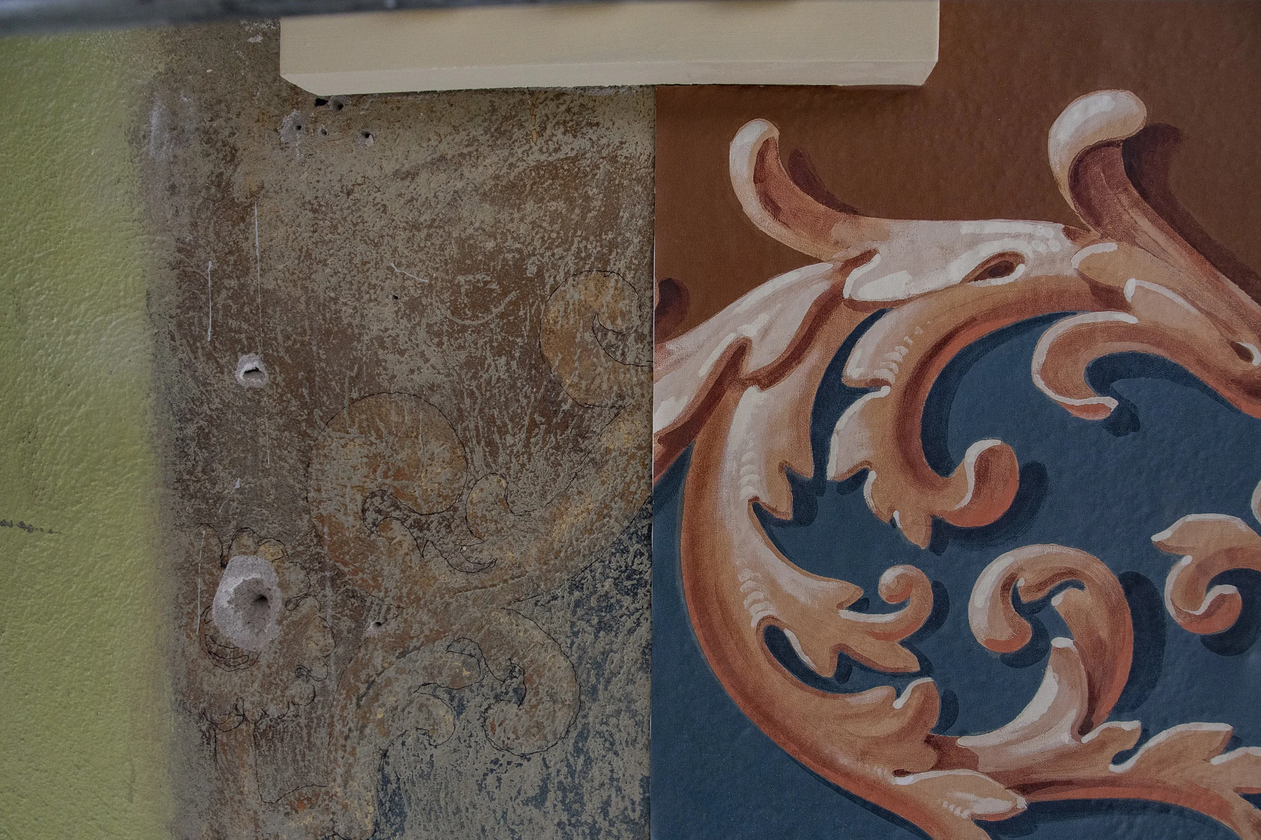 Decorative Paint in Supreme Court Chambers