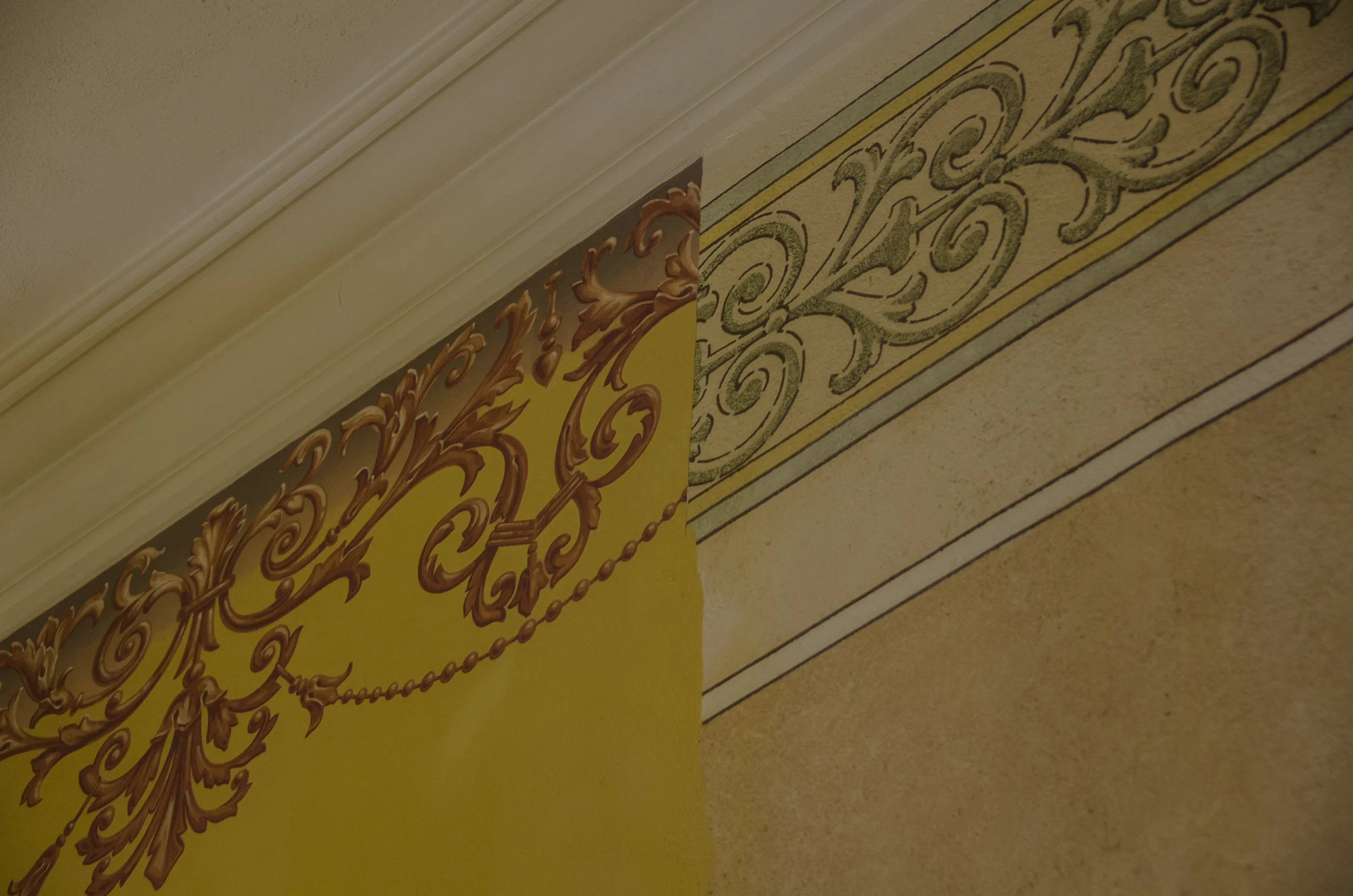  Decorative paint in the Rotunda
