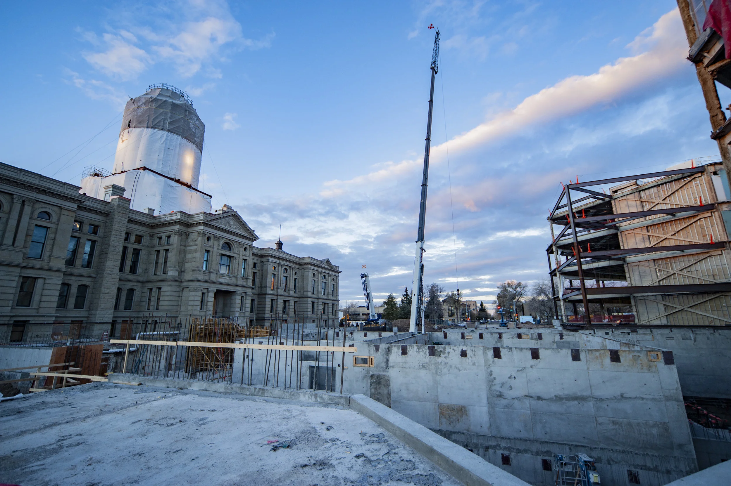 Early morning sunlight