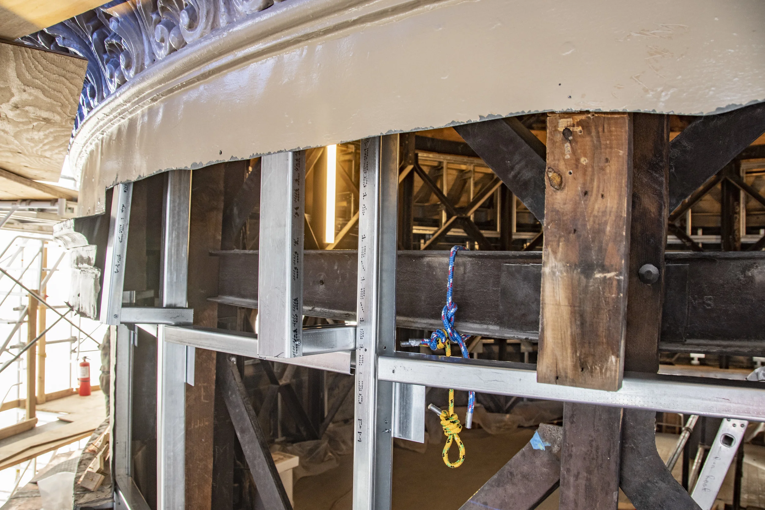 Decorative elements on dome 