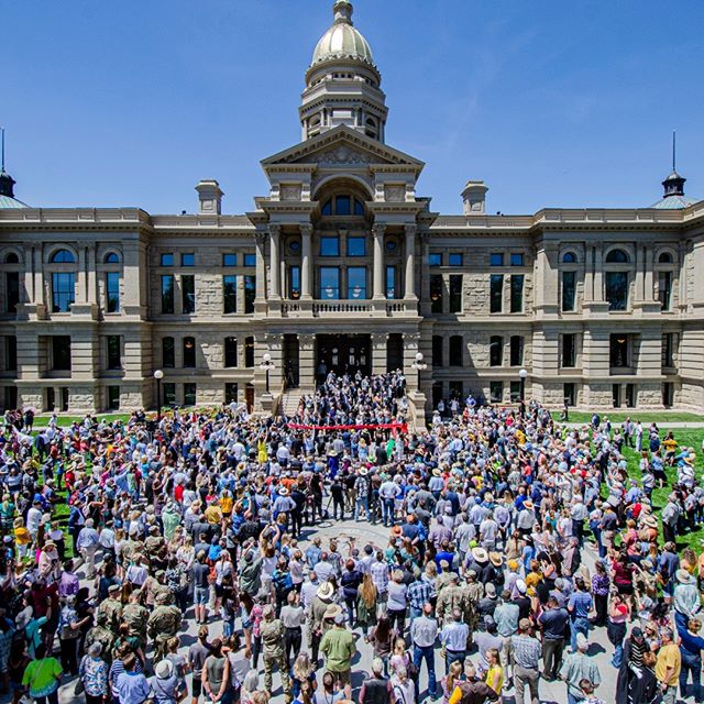 Happy birthday Wyoming! Today's ribbon cutting ceremony was spectacular!!!