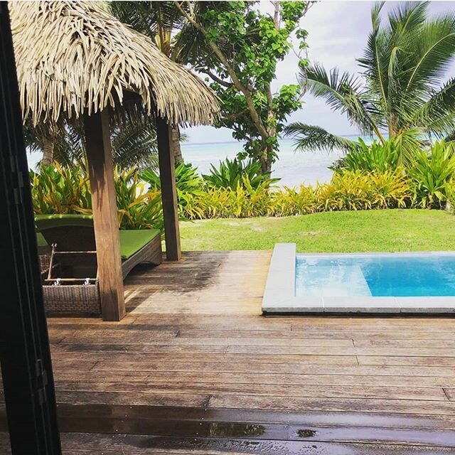 That view! 😍🌴
​Every private Are' at Nautilus Resort has its' own private plunge pool. Picture waking up to this view from your beachfront Are' every morning. Our little slice of heaven on earth, ready for you.
​📷 shared by @briarmcg1