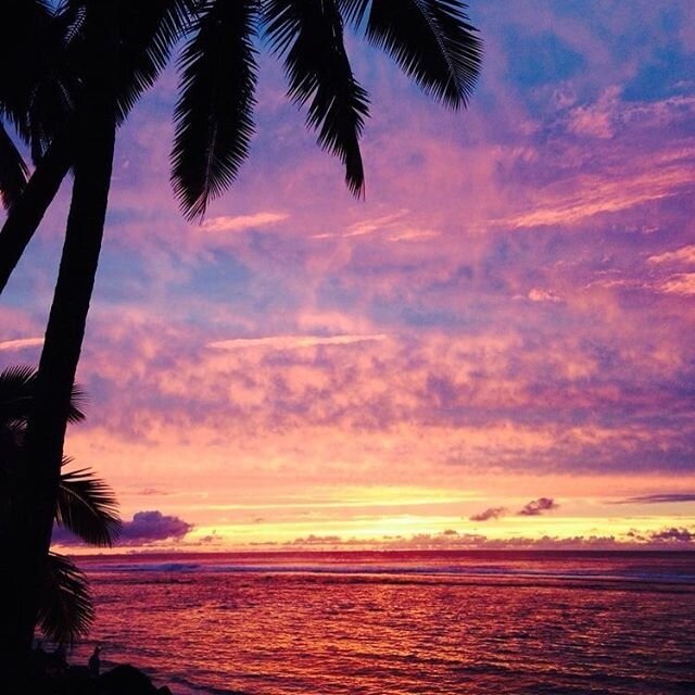 There is simply nothing that compares to a Rarotonga sunset. Simply breathtaking 👏🏼🌊🌴🧡