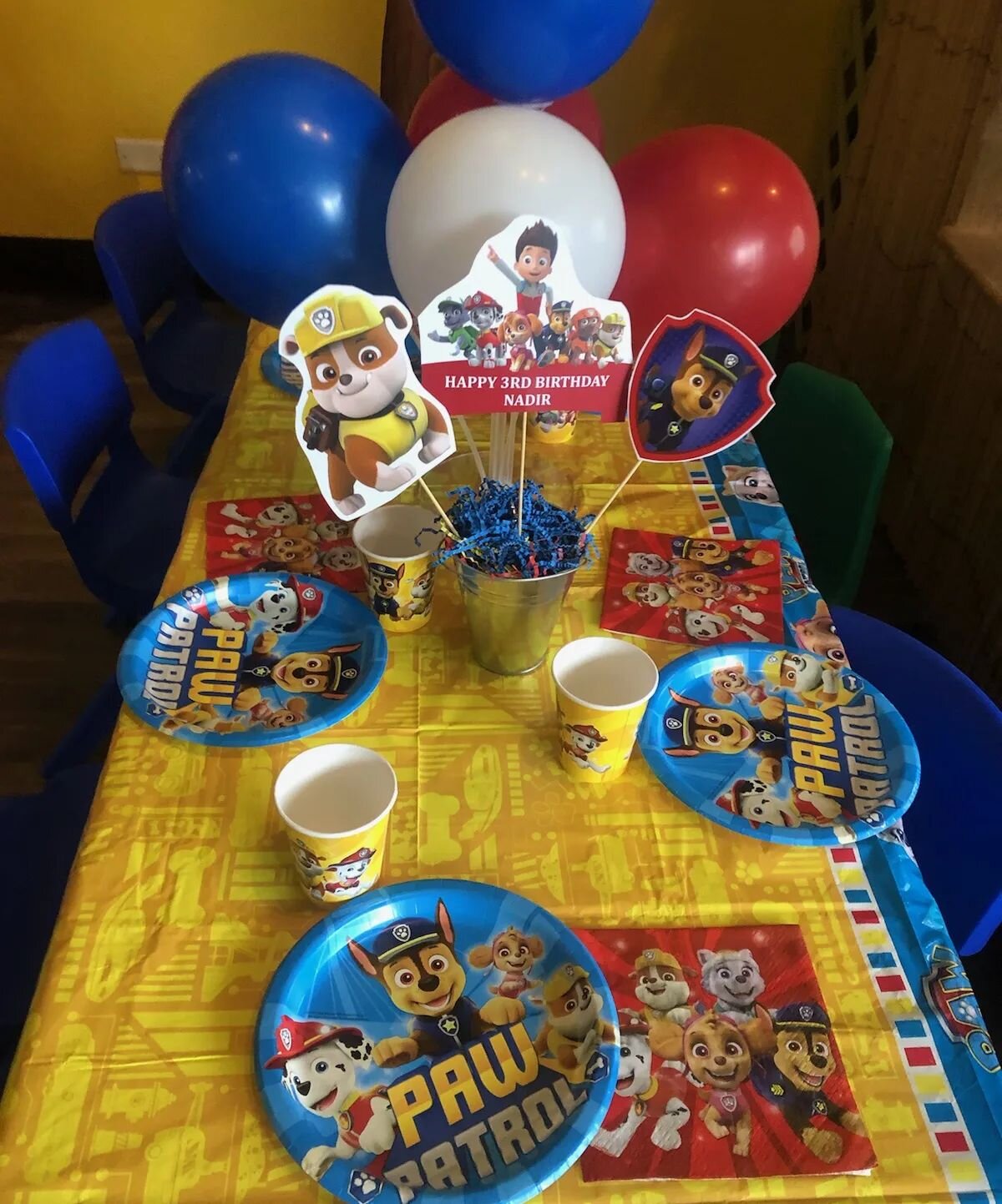 Nadir's #pawpatrol #celebration was the best way to wrap up a six party weekend. 

Happy #3rdbirthday, buddy! We loved celebrating with you! 🥳