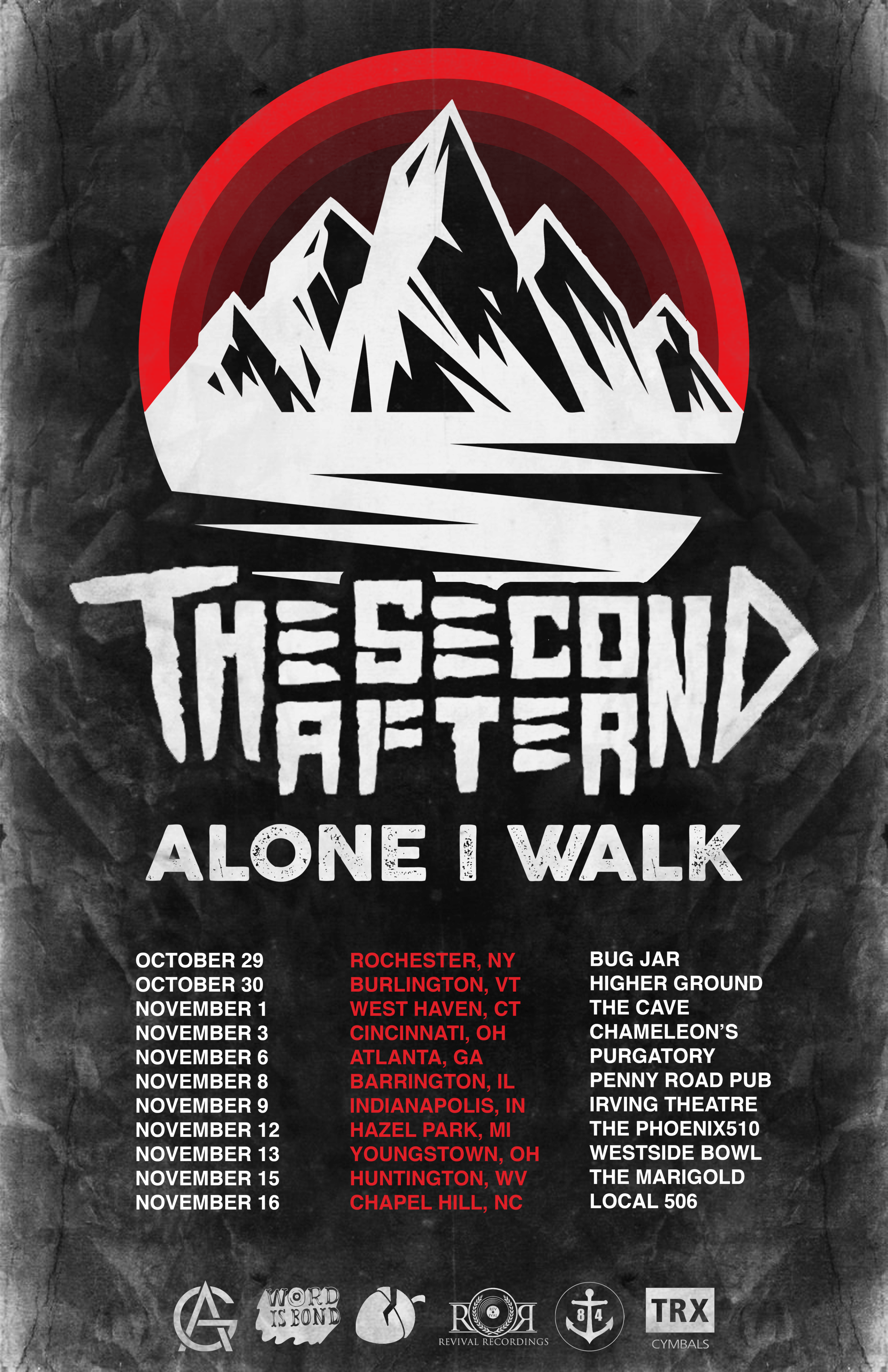 ALONE I WALK Announce USA Tour with The Second After