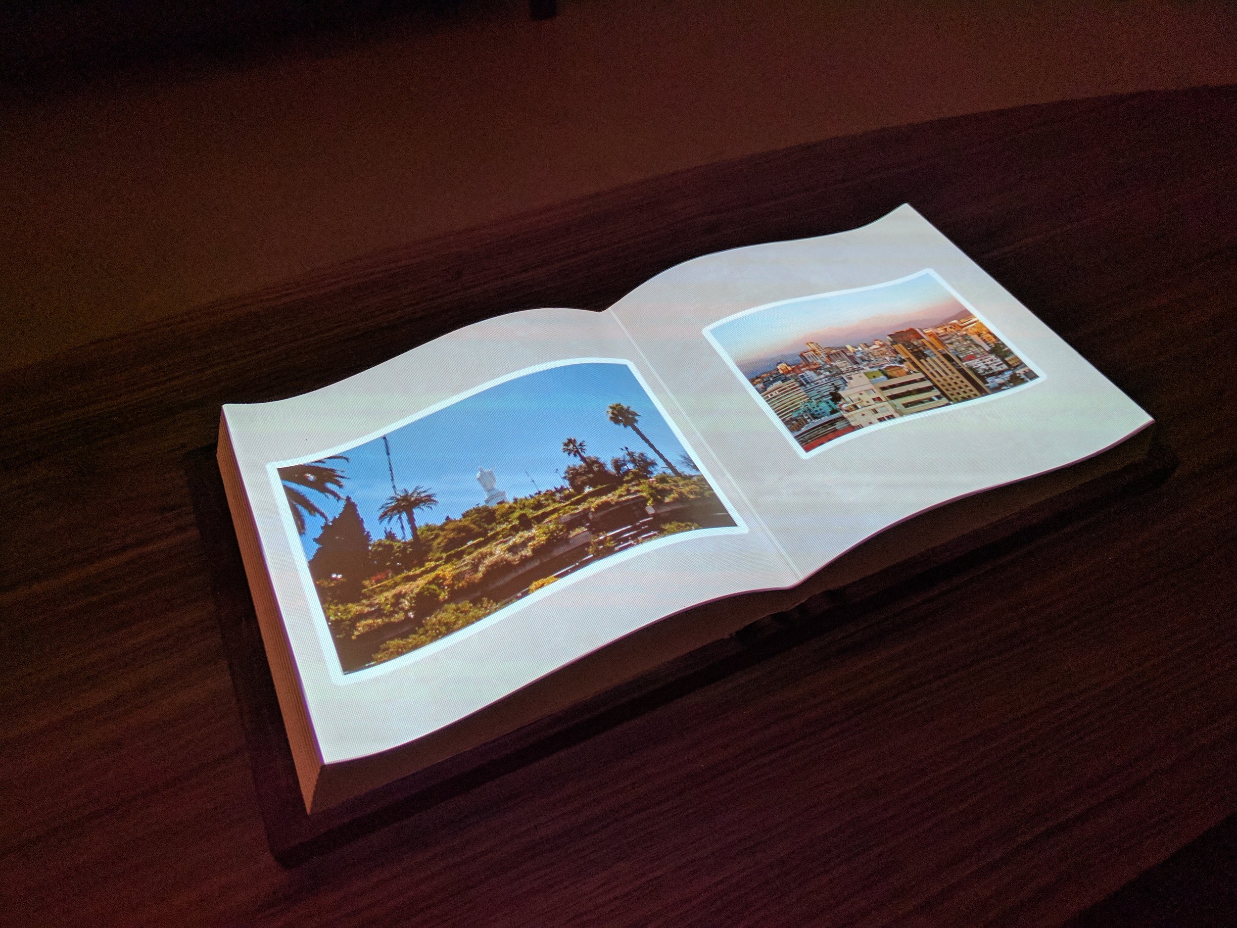 Family album created by OCAD U students for The Living Room installation (J. Orpana, 2017)