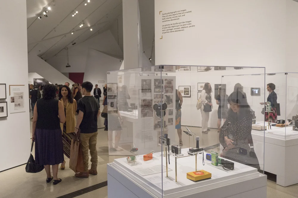 Opening event at The Family Camera exhibition, ROM (M. Kasumovic, 2017)