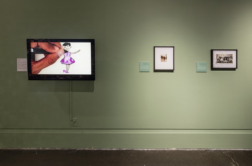 Installation view of The Family Camera: Missing Chapters, Art Gallery of Mississauga (T. Hafkenscheid, 2017)