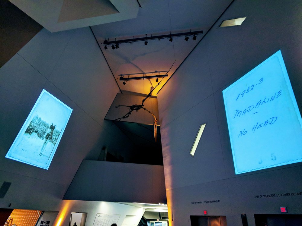 NUIT BLANCHE IMAGE PROJECTIONS AT THE ROM (J. ORPANA, 2017).