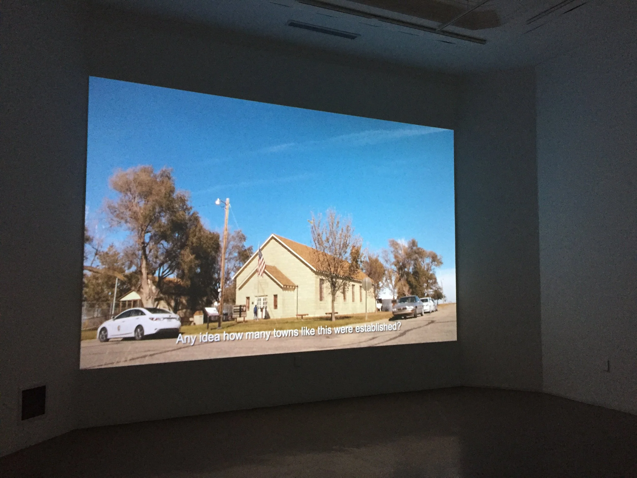 Deanna Bowen, We Are From Nicodemus (2017) , Installation View (S. Bassnett, 2019)