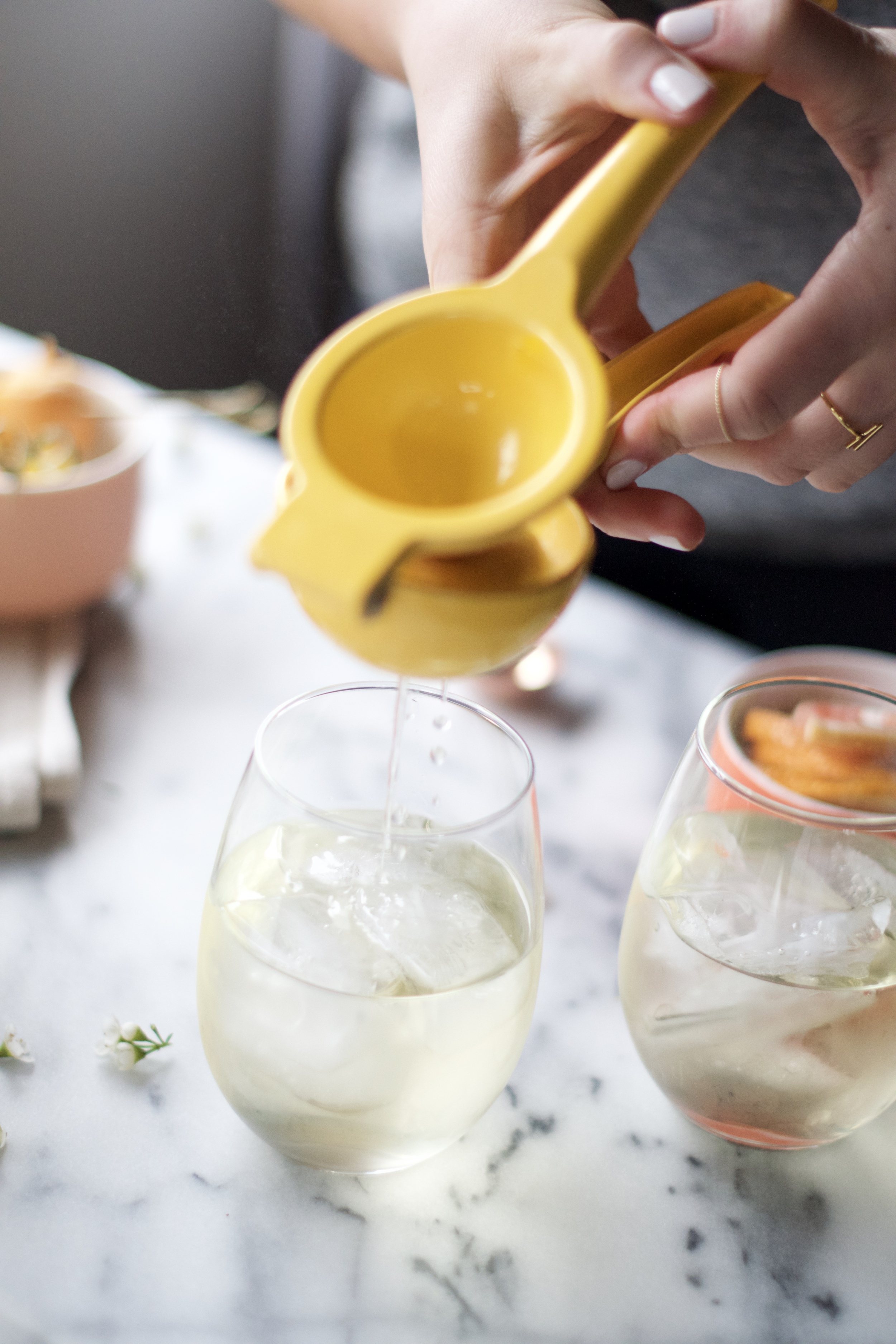 Springtime Spritzer with Rosewater + Citrus | All Purpose Flour Child 