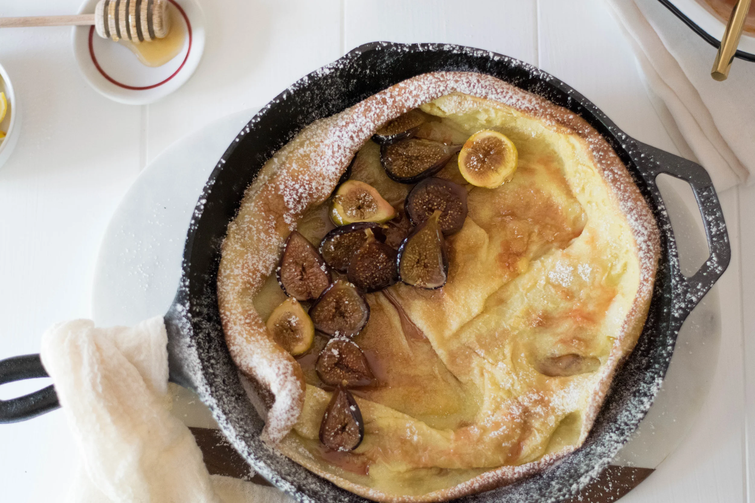 Dutch Baby with Honey Roasted Figs | All Purpose Flour Child