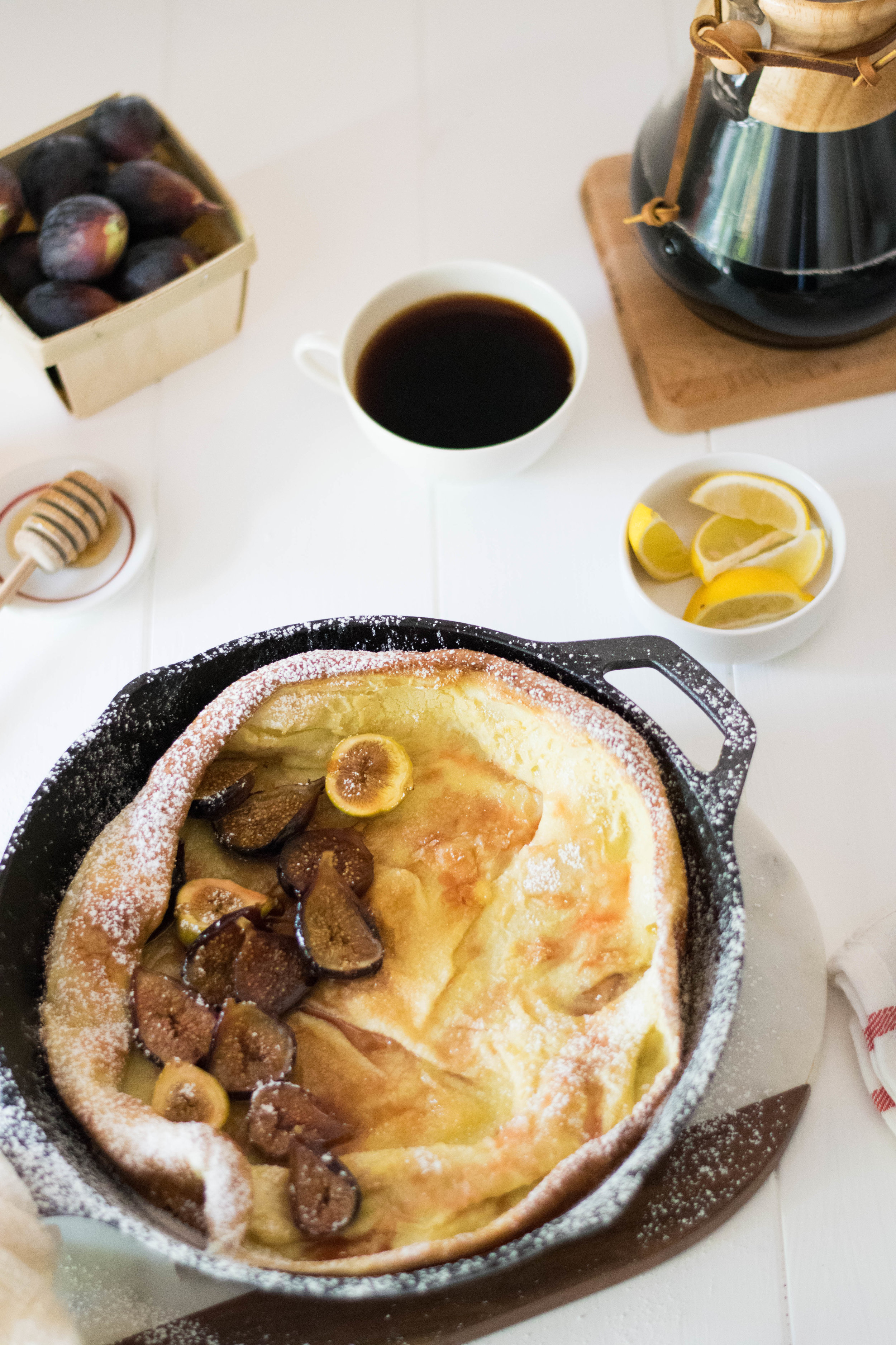 Dutch Baby with Honey Roasted Figs | All Purpose Flour Child 