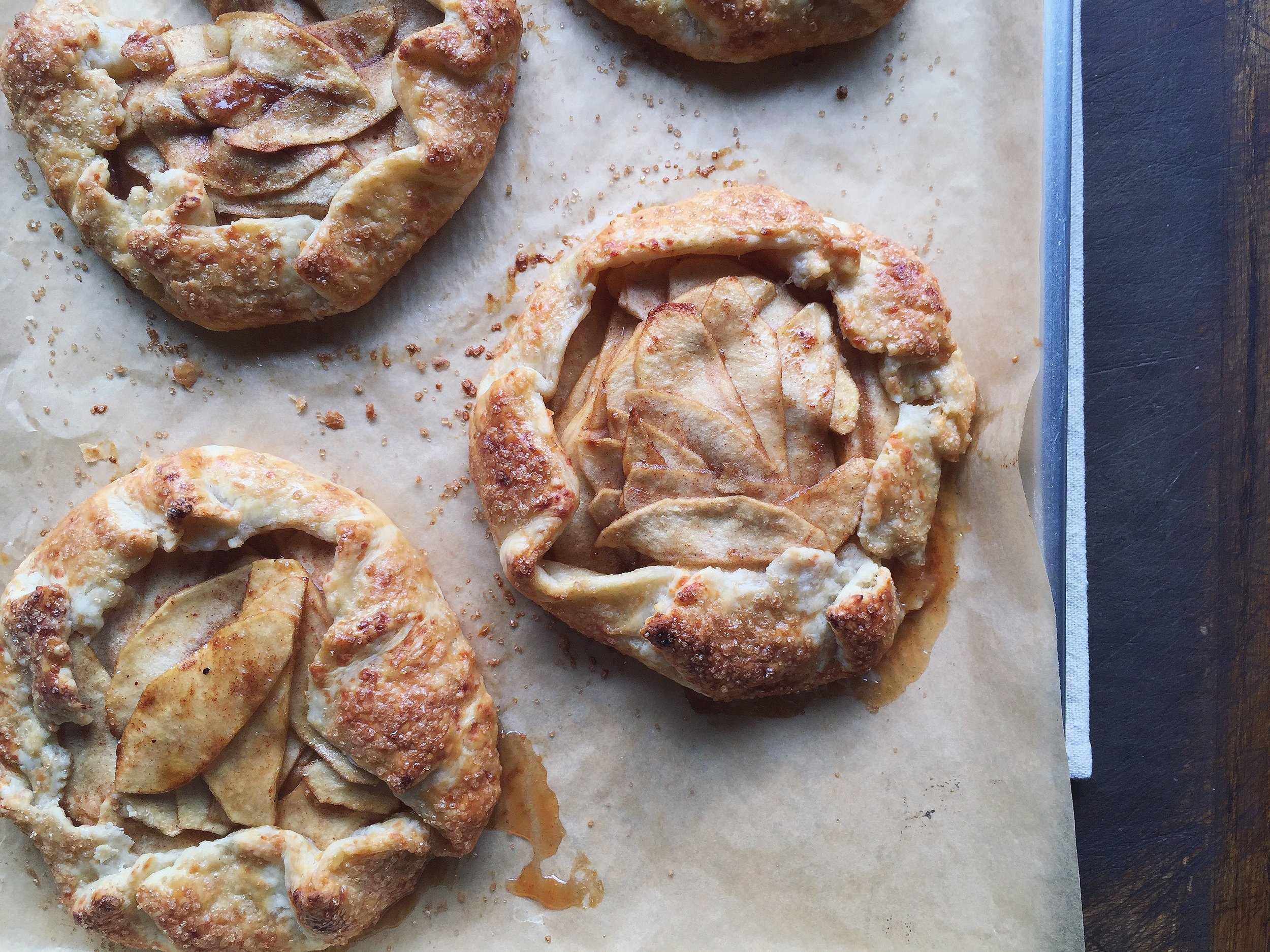 Apple Cheddar Galettes