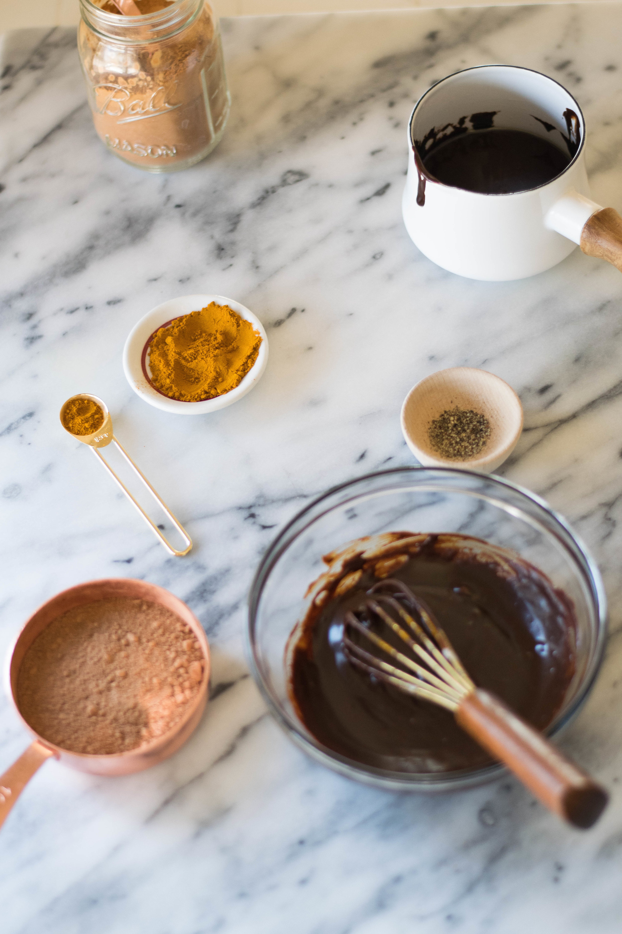 Golden Milk Chocolate Crunch Cups | All Purpose Flour Child