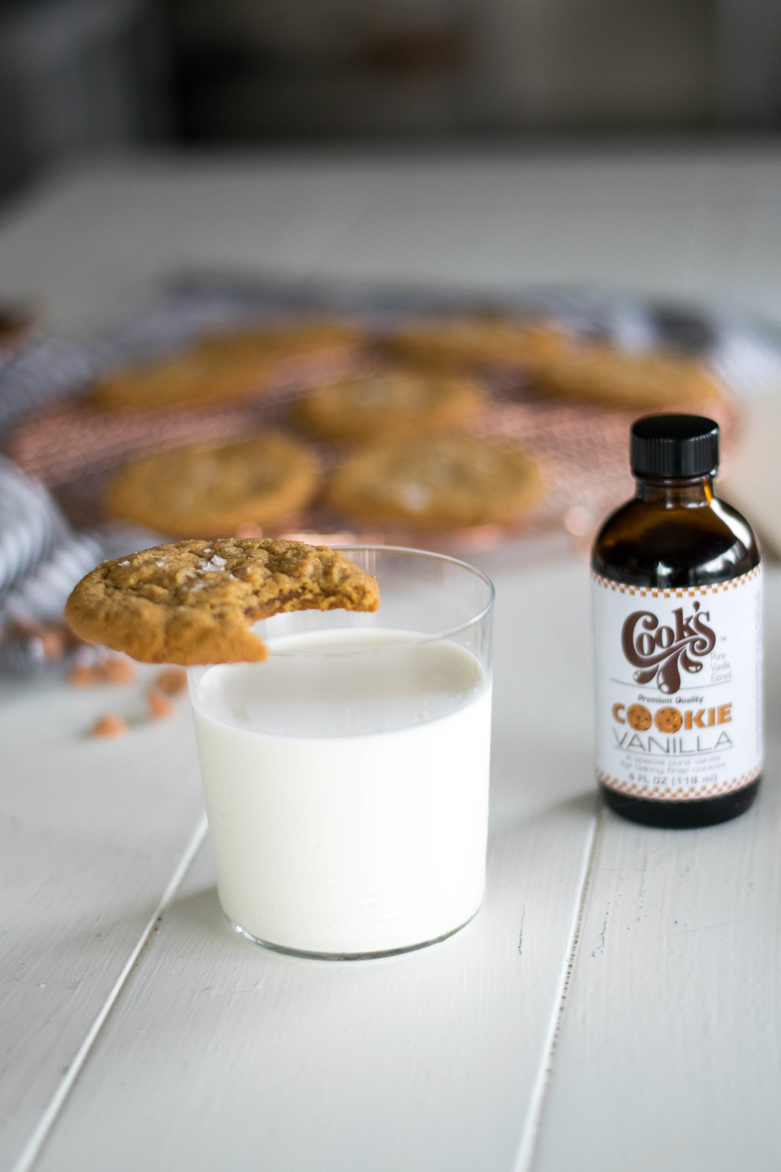 Malted Butterscotch Chip Cookies // Sponsored By Cook Flavoring Company | All Purpose Flour Child