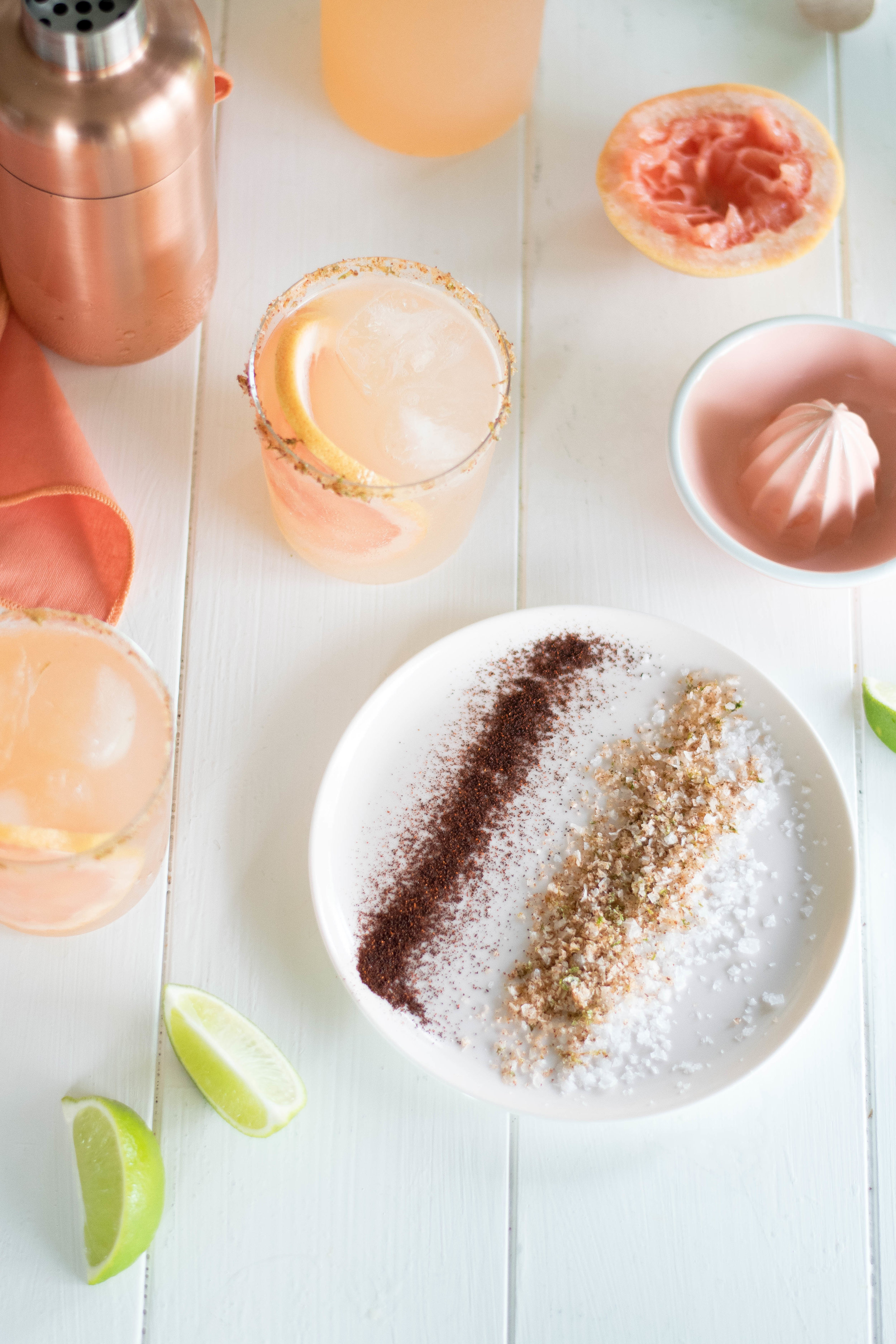 Smoky + Spicy Mezcal Paloma | All Purpose Flour Child 