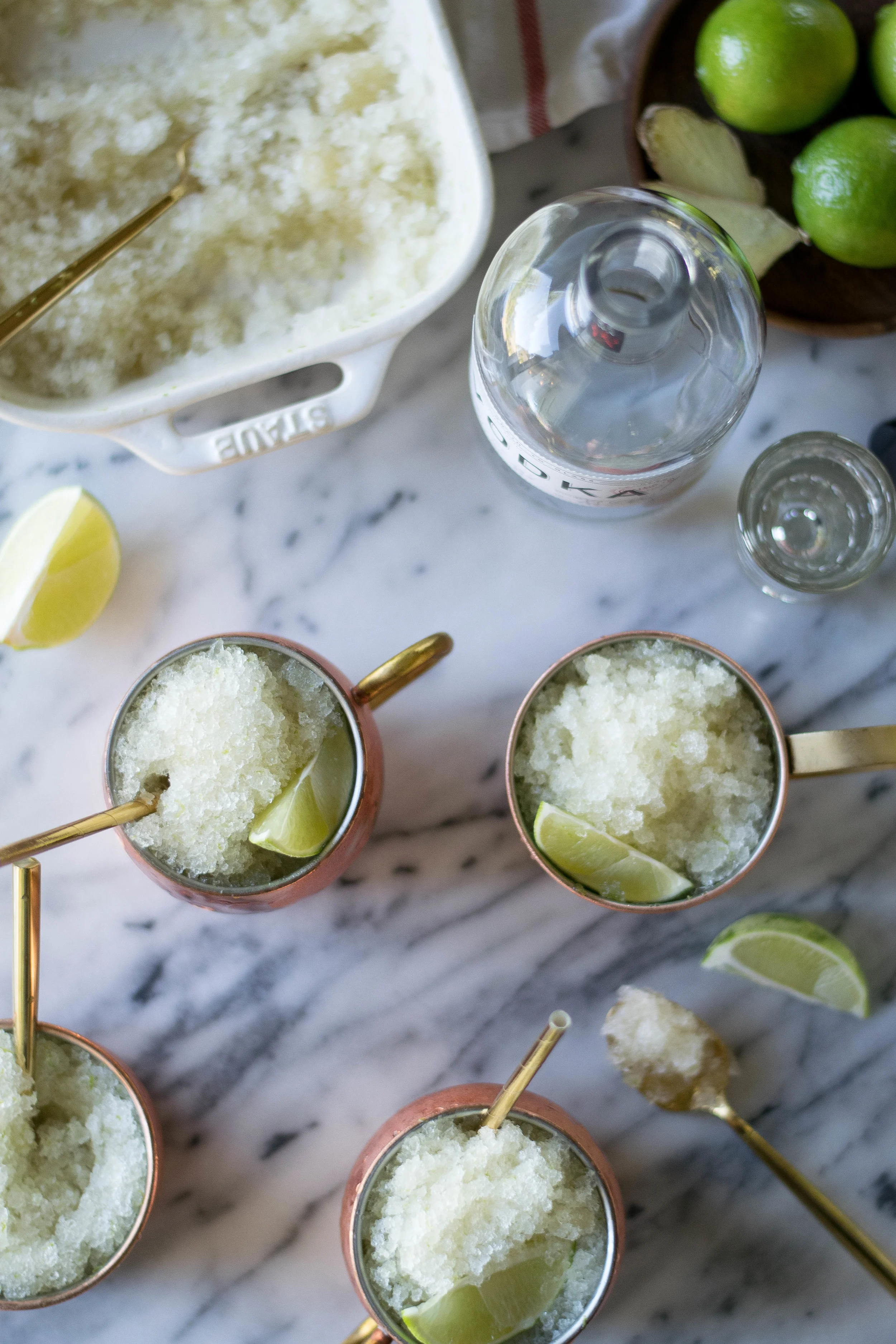 Moscow Mule Granita | All Purpose Flour Child