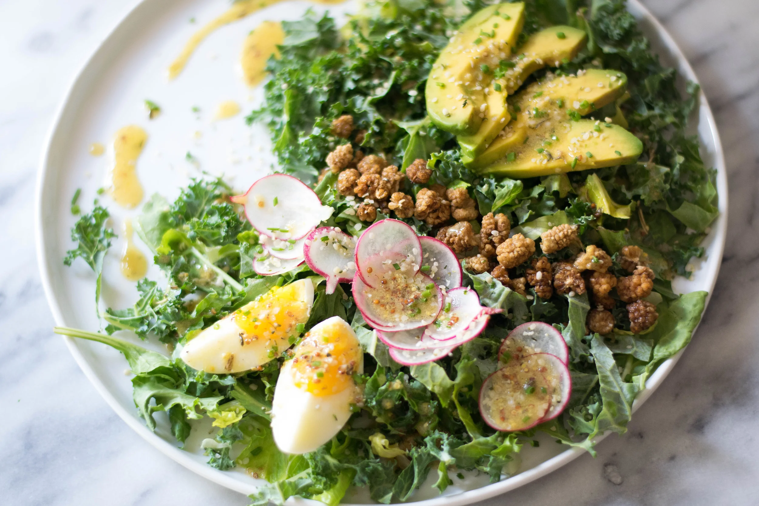 Superfood Salad + A Simple Vinaigrette | All Purpose Flour Child