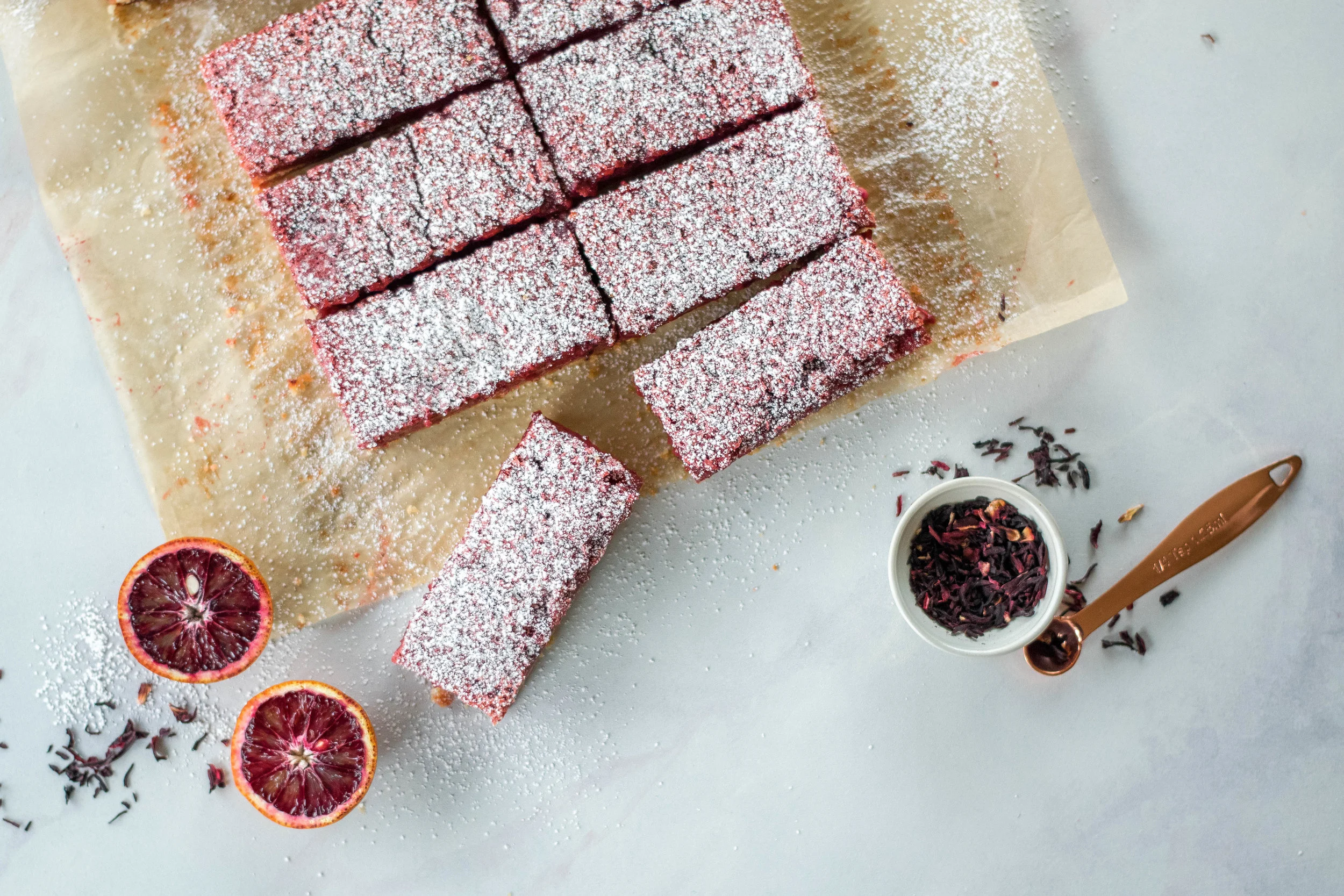Hibiscus + Blood Orange Bars | All Purpose Flour Child